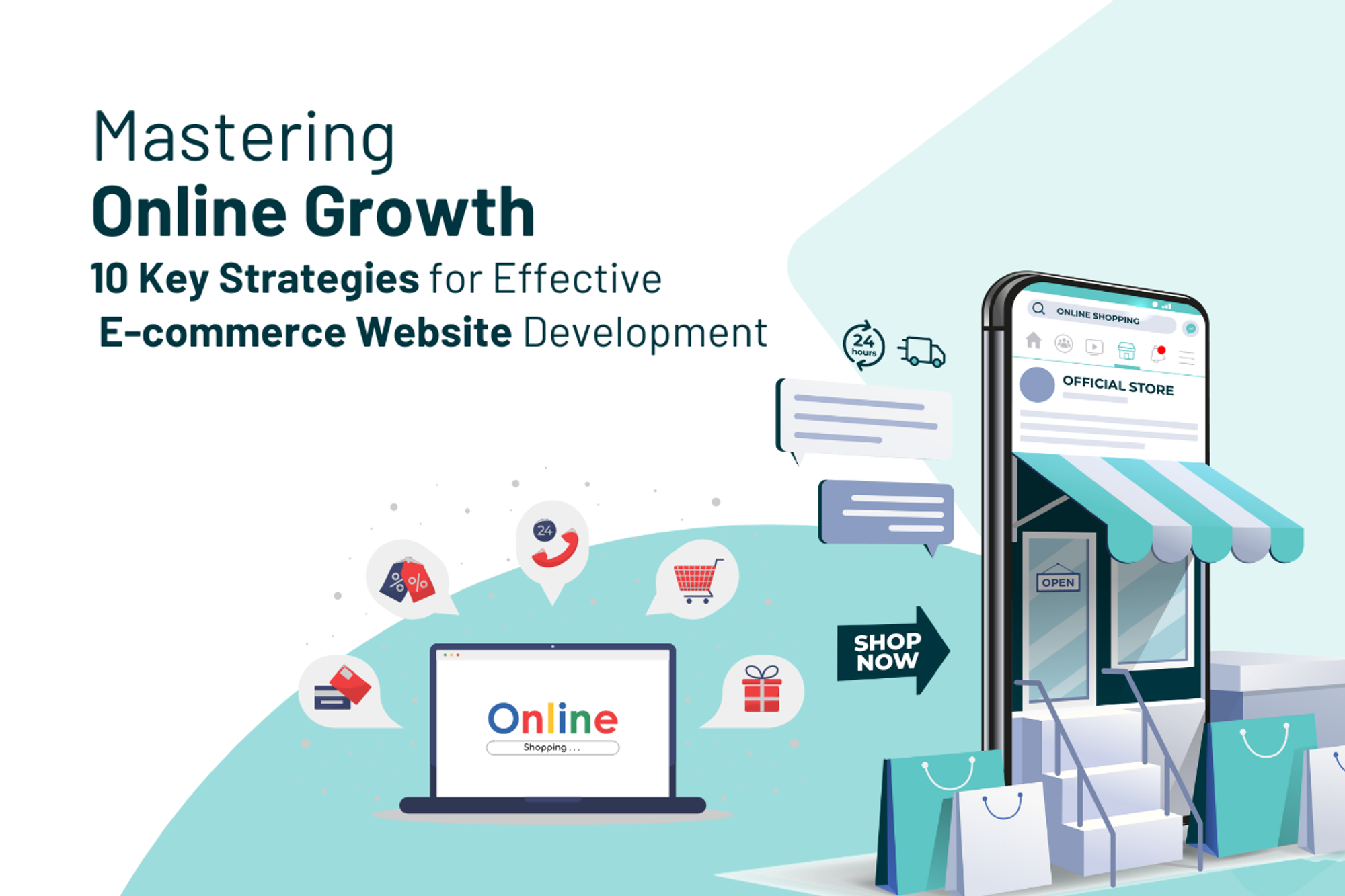 Dominando el Crecimiento en Línea: 10 Estrategias Clave para el Desarrollo Efectivo de Sitios Web de Comercio Electrónico