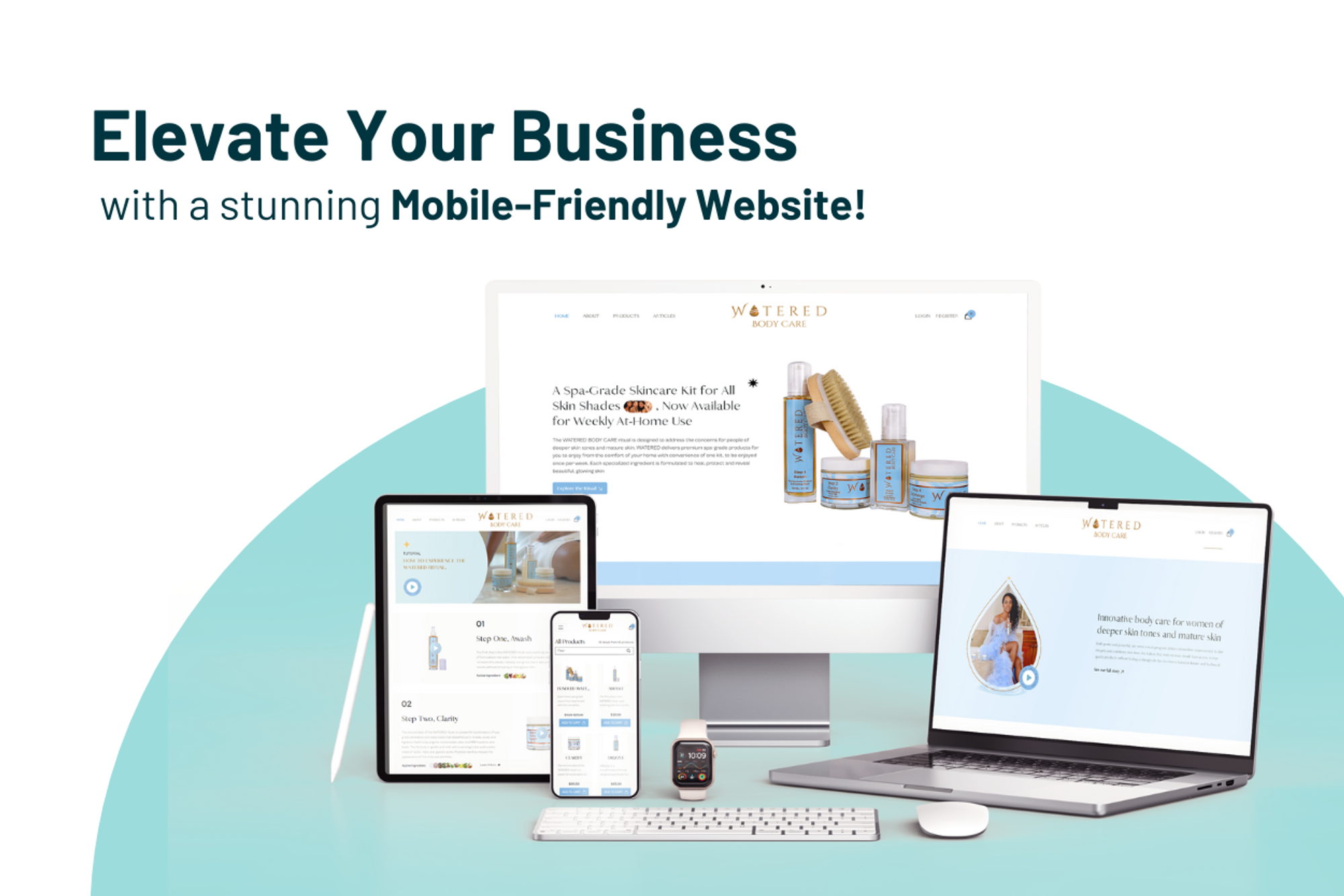 Naikkan bisnis Anda dengan situs web yang menakjubkan dan ramah mobile