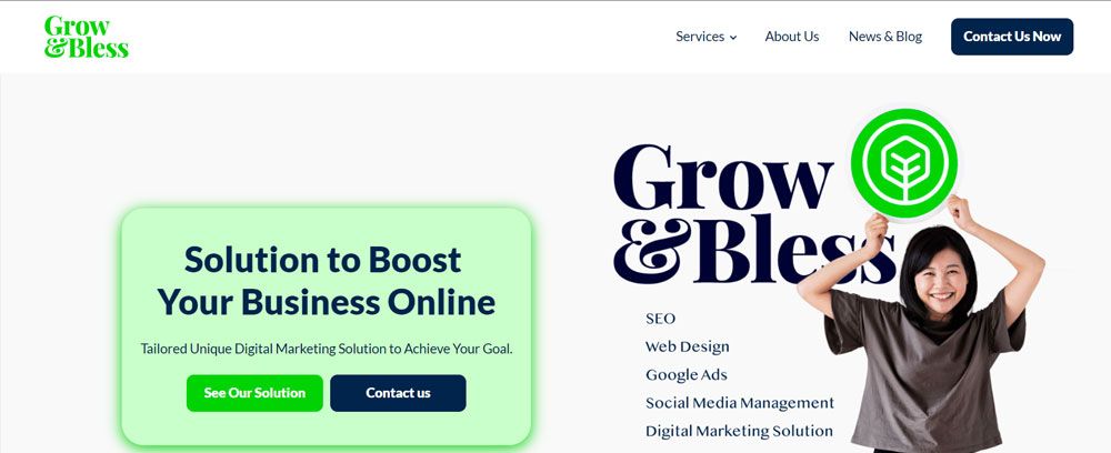 grow and bless digital agency